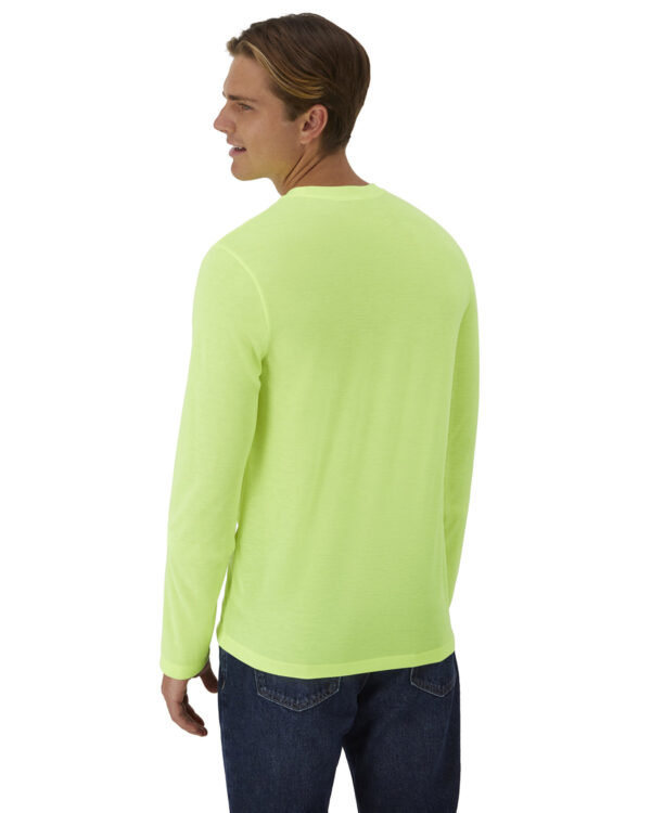Hanes Unisex Cool-Dri Cotton Touch Long Sleeve T-Shirt | 484L - Image 3