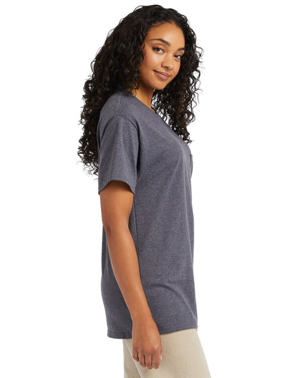 Hanes Unisex Essential Pocket Tee | 5290P - Image 4