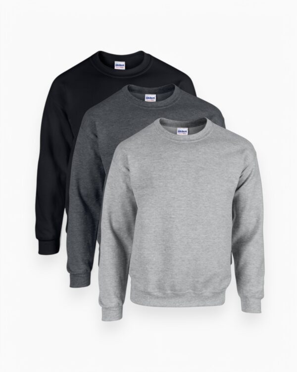 Gildan 3-Pack Adult Fleece Crew Sweatshirt | G180/L3