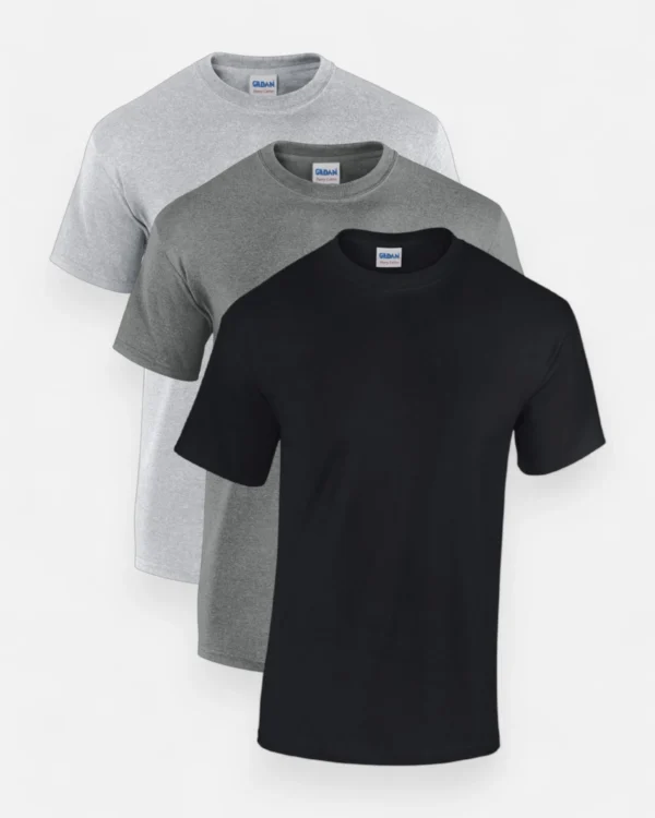Gildan 3-Pack Unisex Heavy Cotton? T-Shirt | G500/L3